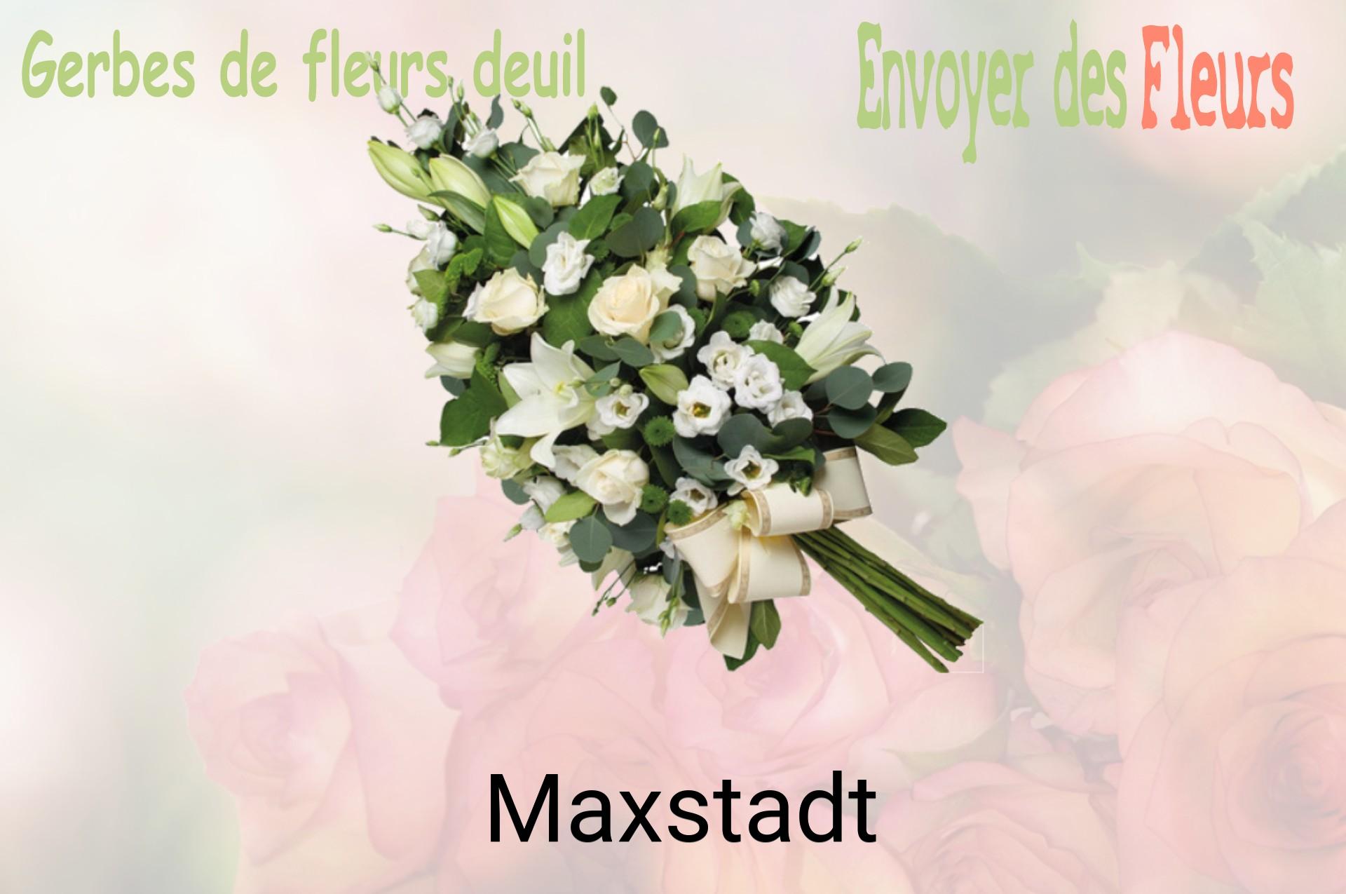 Gerbe de fleurs de deuil livrée à Maxstadt
